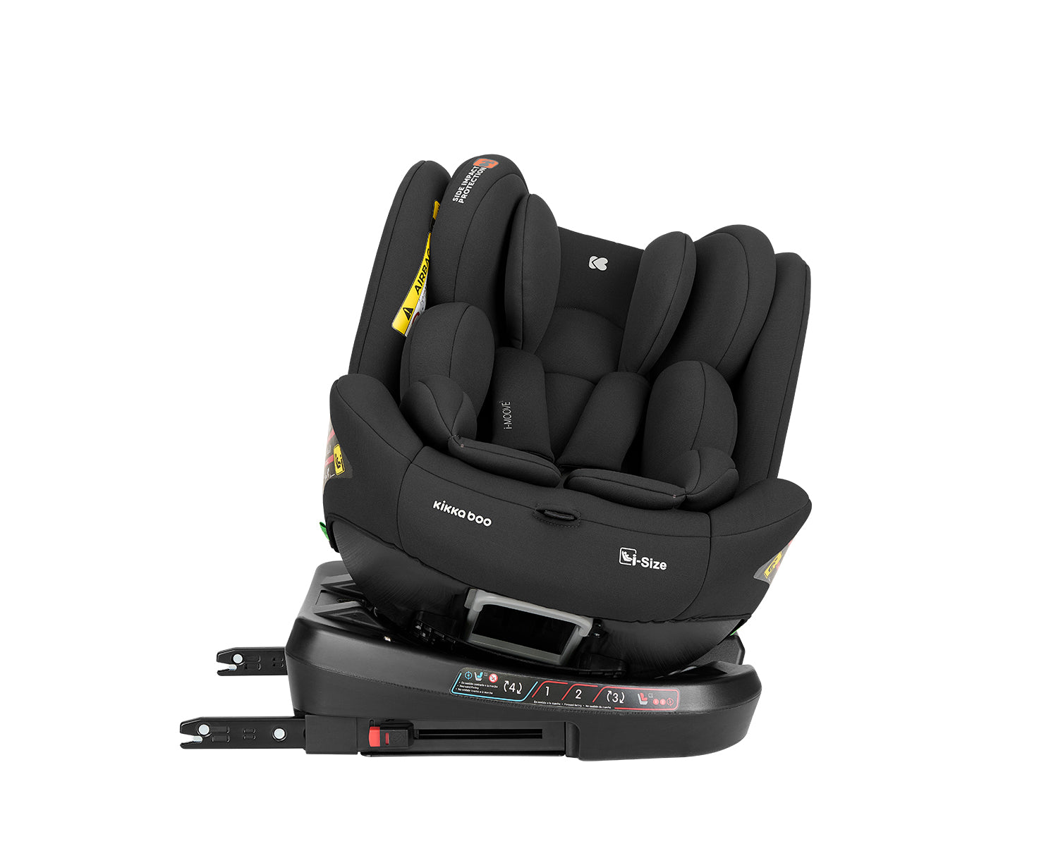 Стол за кола 40-150 см i-Moove 2 i-SIZE Black by Kikkaboo