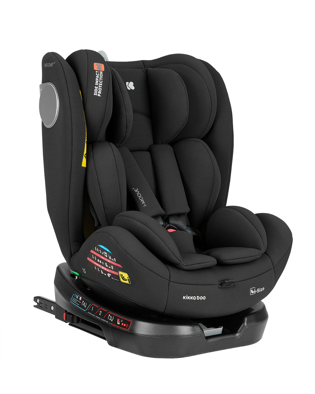 Стол за кола 40-150 см i-Moove 2 i-SIZE Black by Kikkaboo