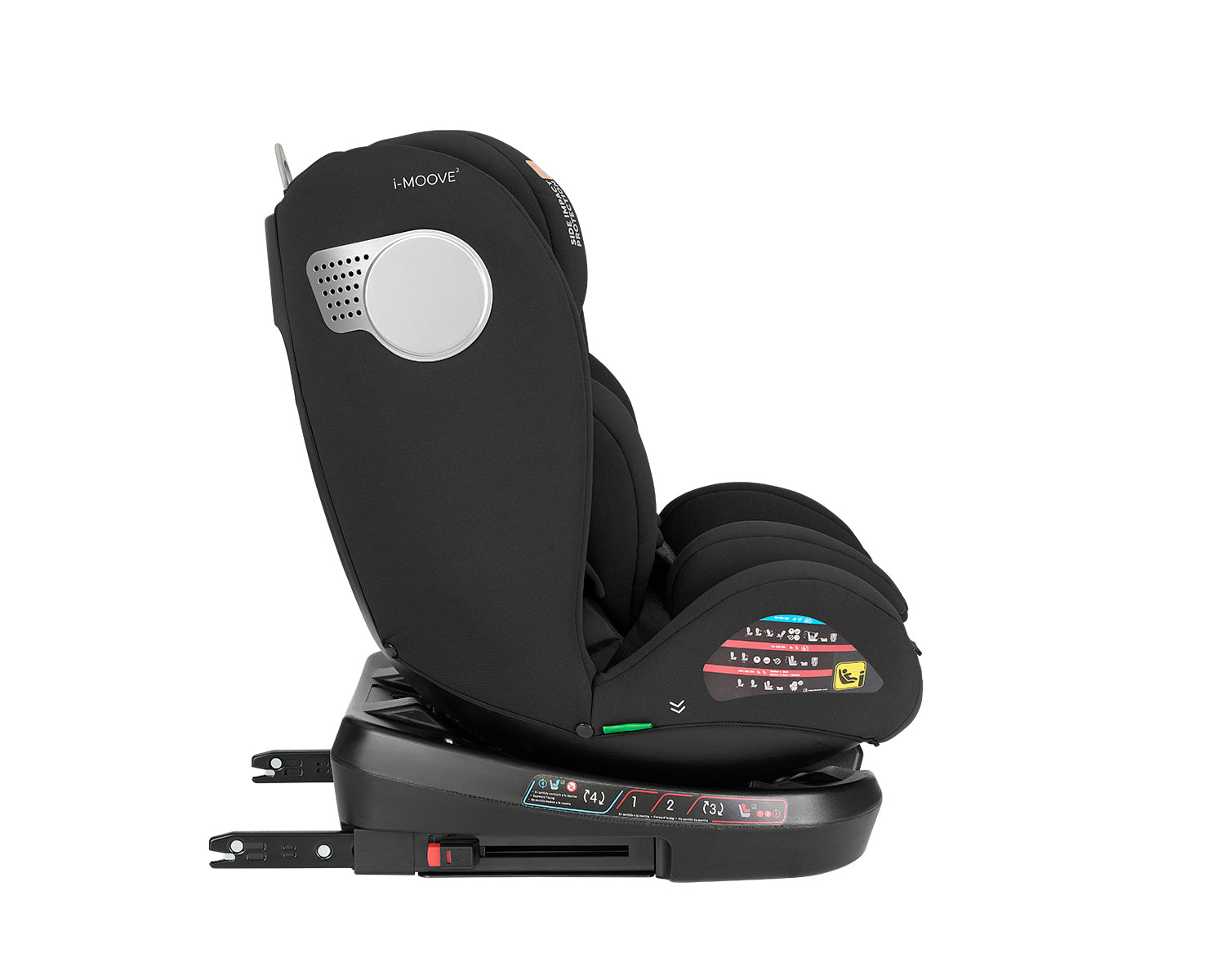 Стол за кола 40-150 см i-Moove 2 i-SIZE Black by Kikkaboo