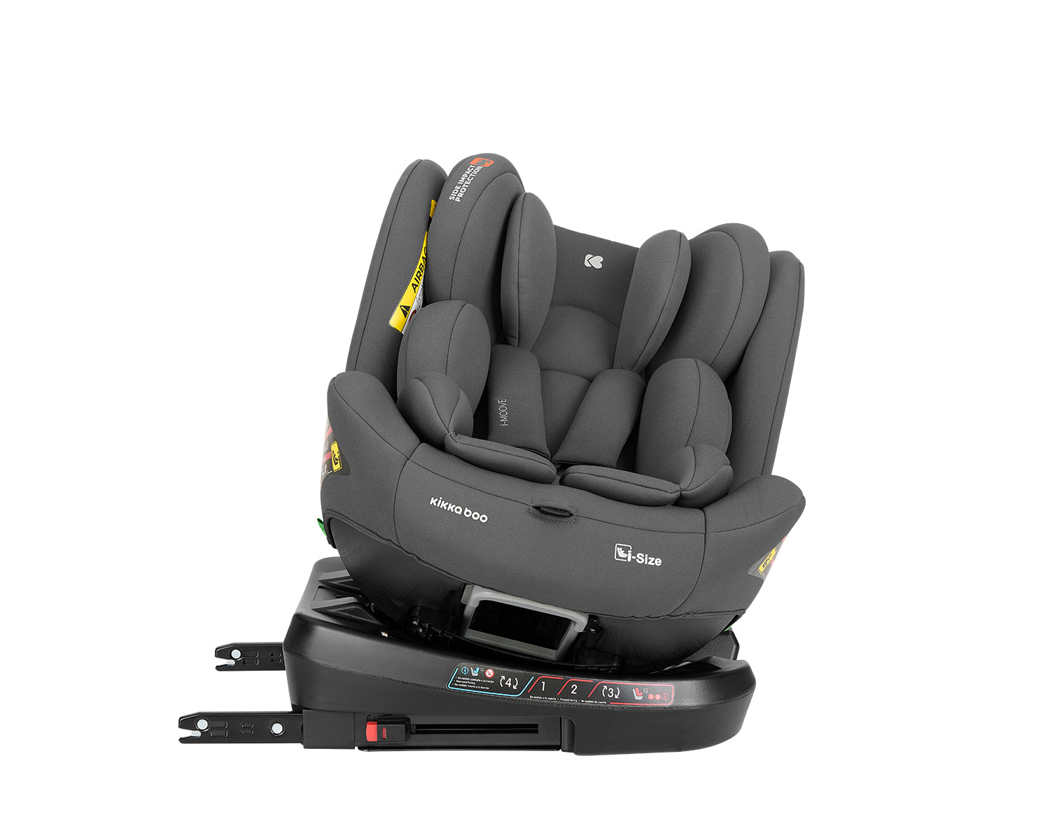 Стол за кола 40-150 см i-Moove 2 i-SIZE Dark Grey by Kikkaboo