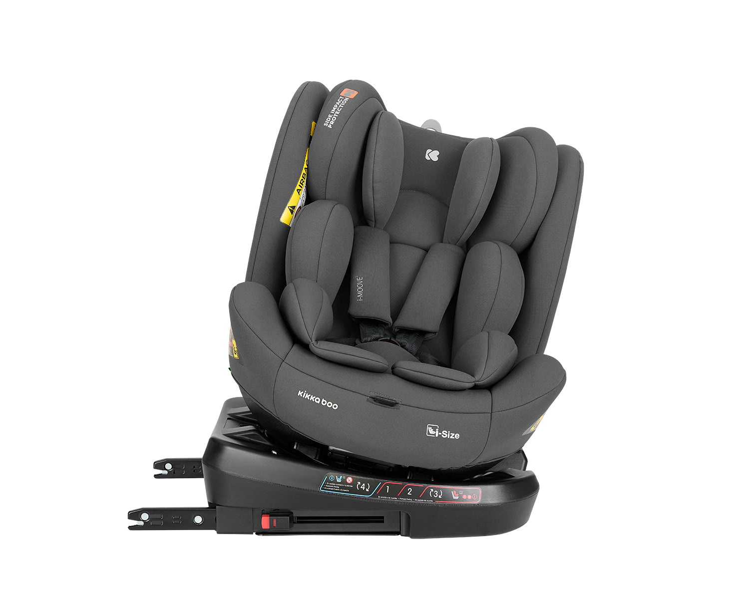 Стол за кола 40-150 см i-Moove 2 i-SIZE Dark Grey by Kikkaboo
