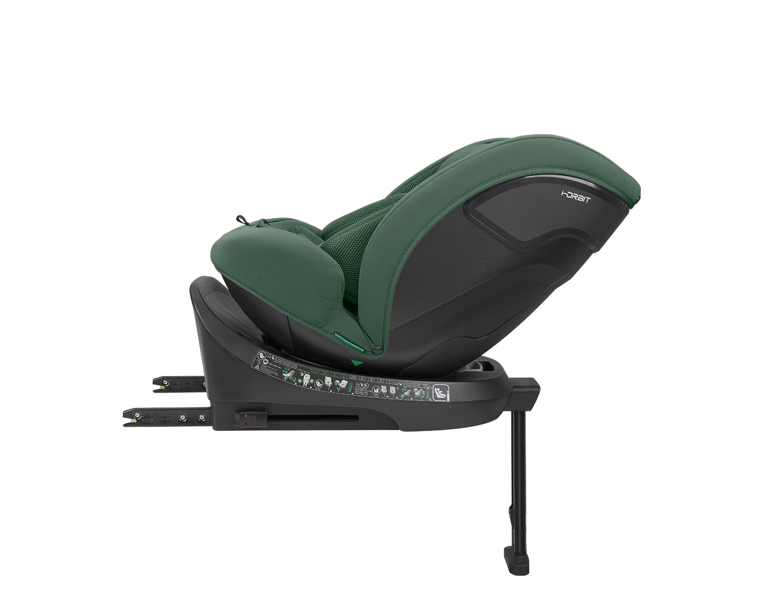 Стол за кола 40-150 см i-Orbit i-SIZE Army Green 2025 by Kikkaboo