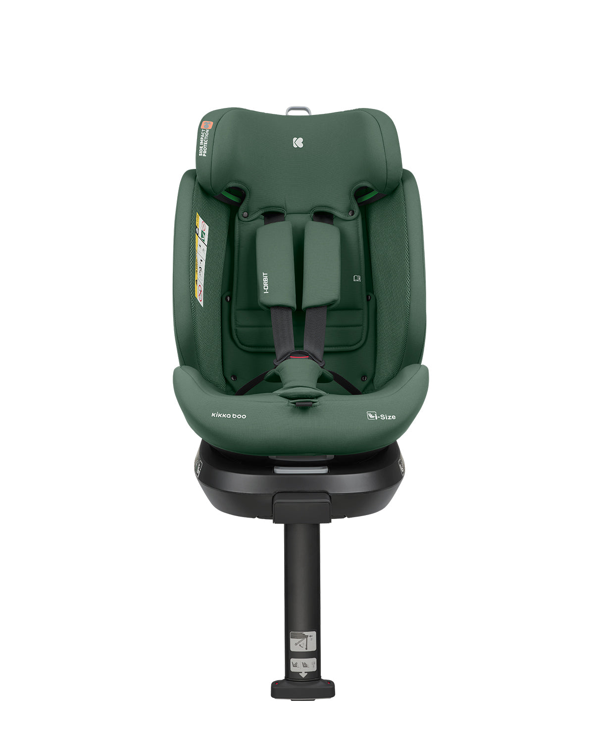 Стол за кола 40-150 см i-Orbit i-SIZE Army Green 2025 by Kikkaboo