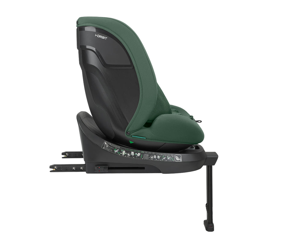 Стол за кола 40-150 см i-Orbit i-SIZE Army Green 2025 by Kikkaboo
