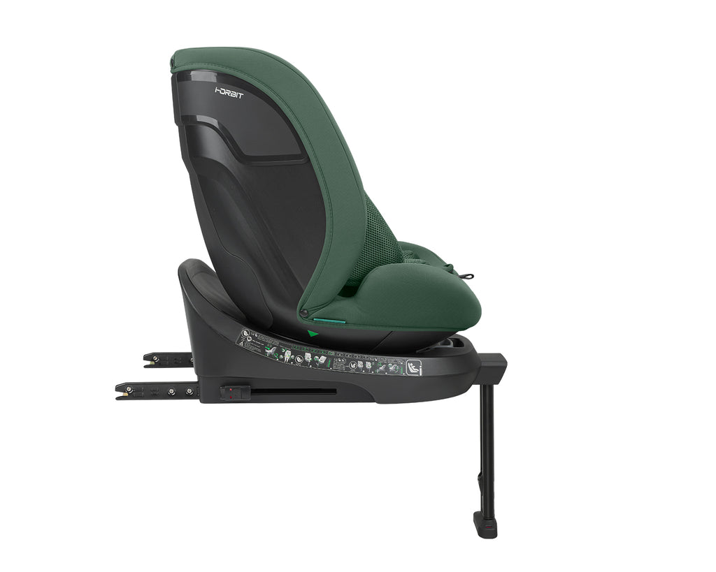 Стол за кола 40-150 см i-Orbit i-SIZE Army Green 2025 by Kikkaboo