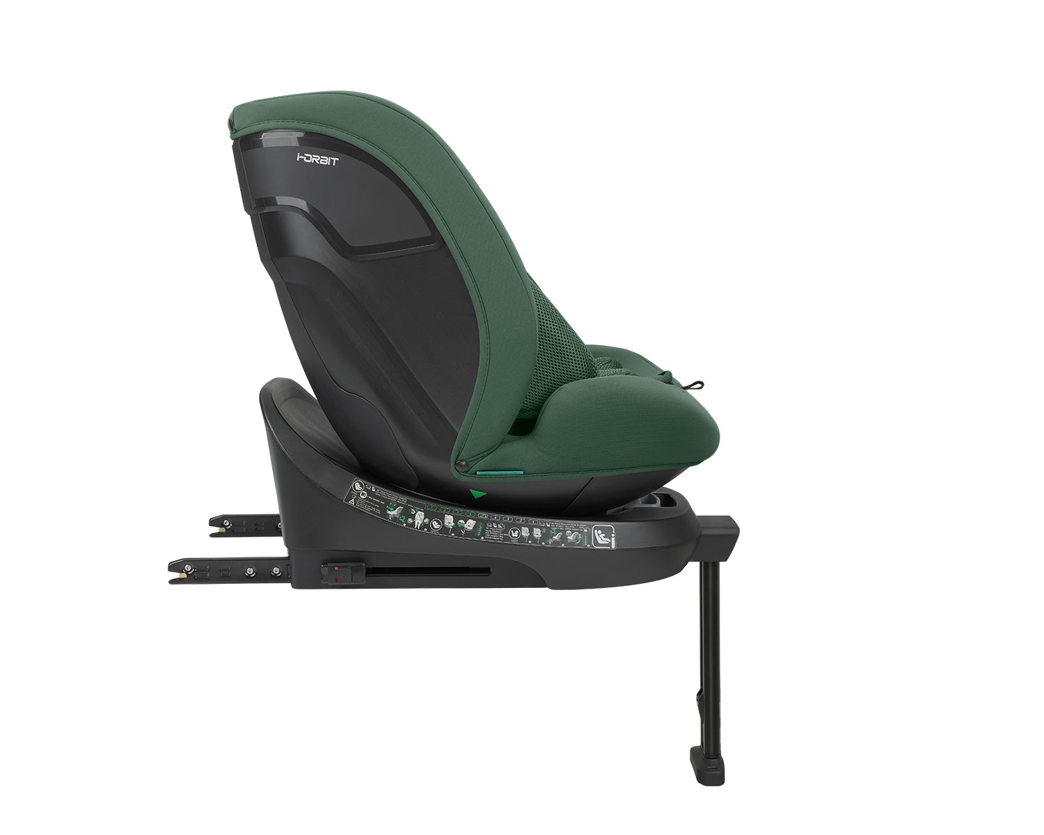 Стол за кола 40-150 см i-Orbit i-SIZE Army Green 2025 by Kikkaboo