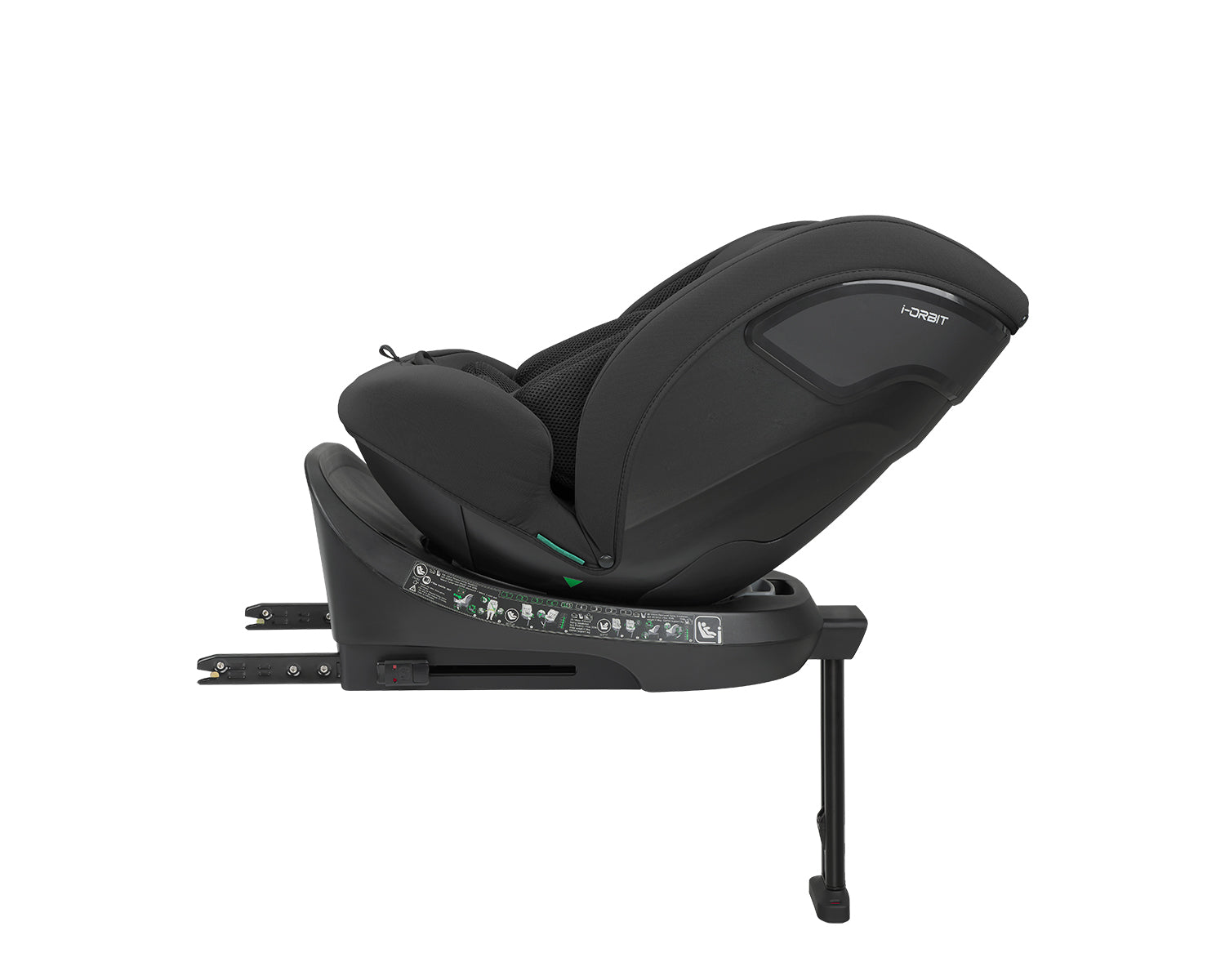 Стол за кола 40-150 см i-Orbit i-SIZE Black 2025 by Kikkaboo