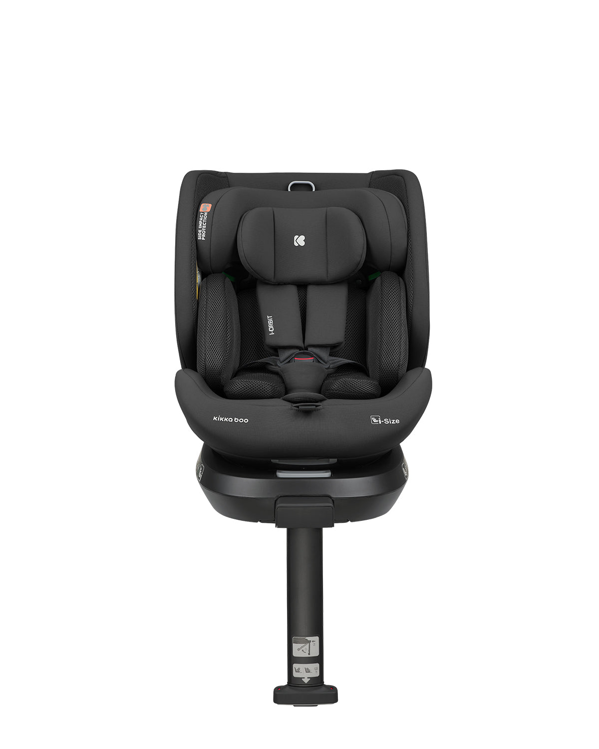Стол за кола 40-150 см i-Orbit i-SIZE Black 2025 by Kikkaboo