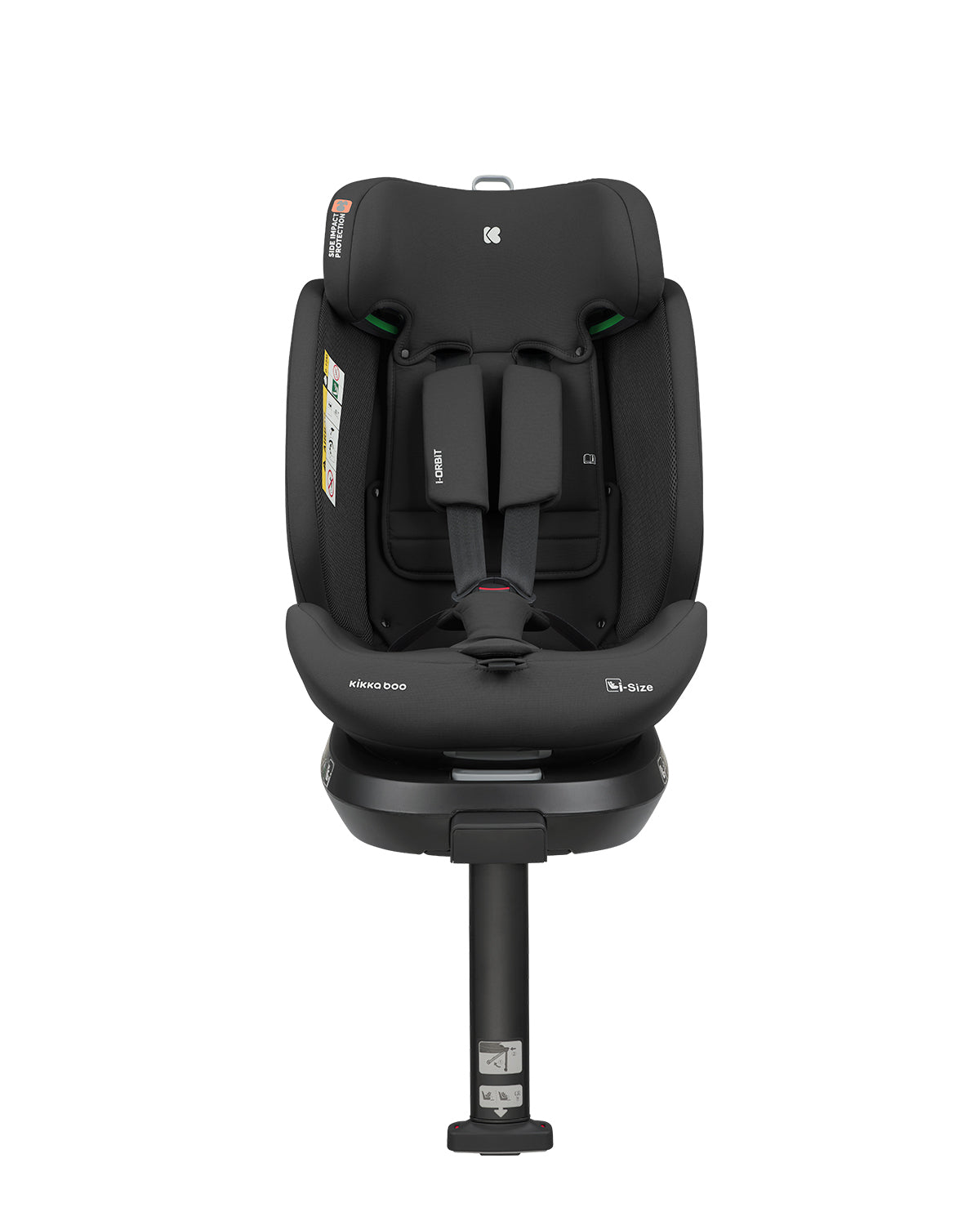 Стол за кола 40-150 см i-Orbit i-SIZE Black 2025 by Kikkaboo