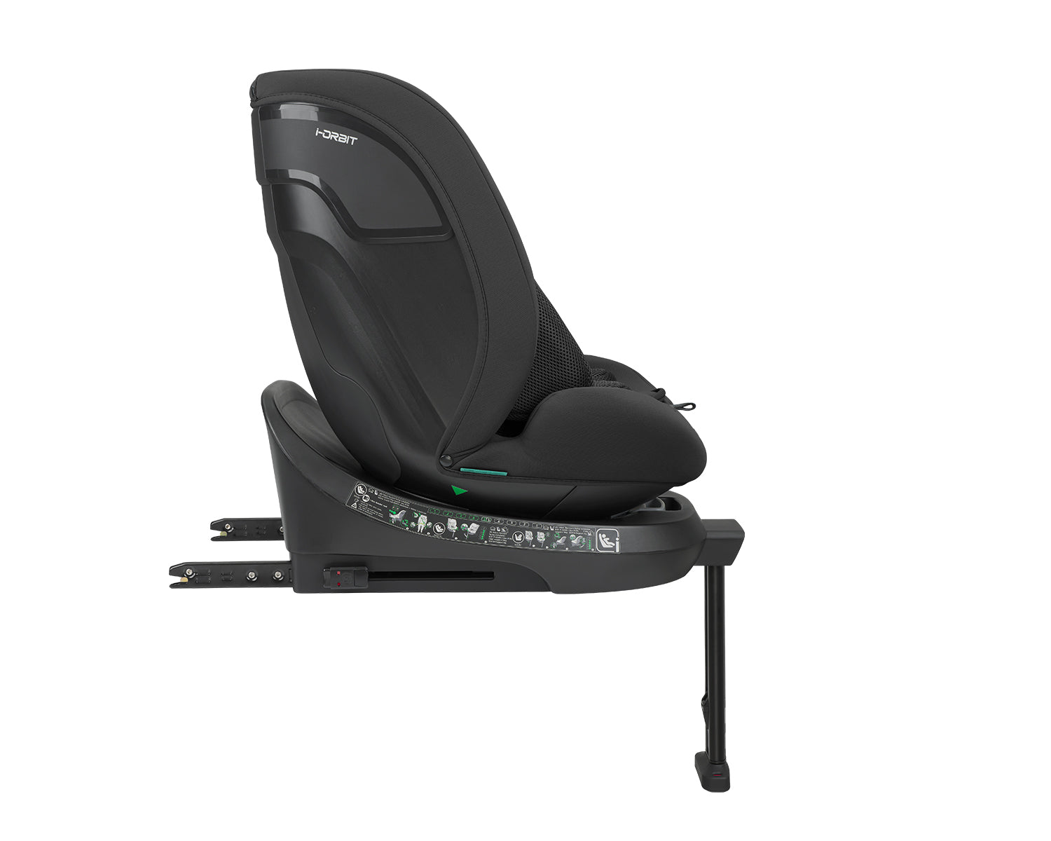 Стол за кола 40-150 см i-Orbit i-SIZE Black 2025 by Kikkaboo