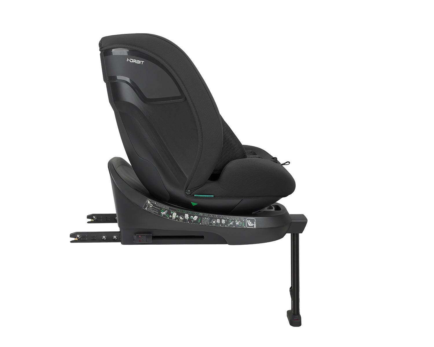 Стол за кола 40-150 см i-Orbit i-SIZE Black 2025 by Kikkaboo