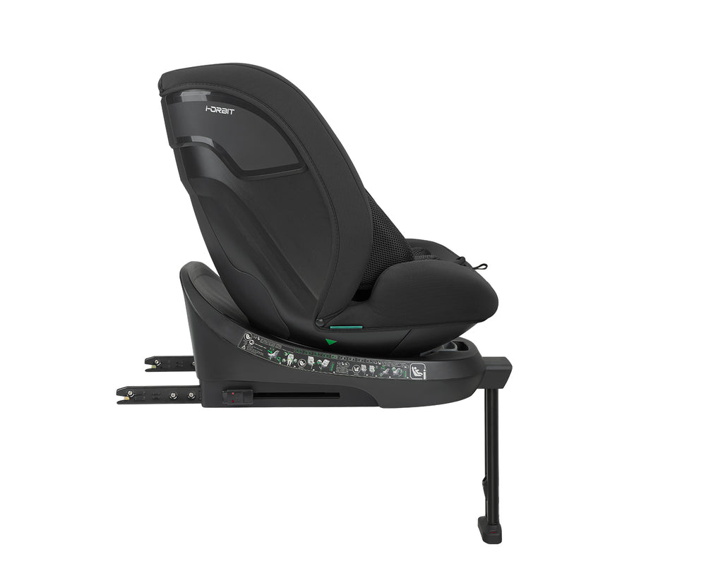 Стол за кола 40-150 см i-Orbit i-SIZE Black 2025 by Kikkaboo