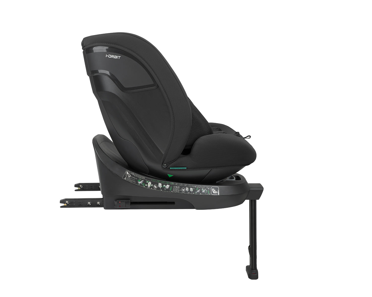 Стол за кола 40-150 см i-Orbit i-SIZE Black 2025 by Kikkaboo