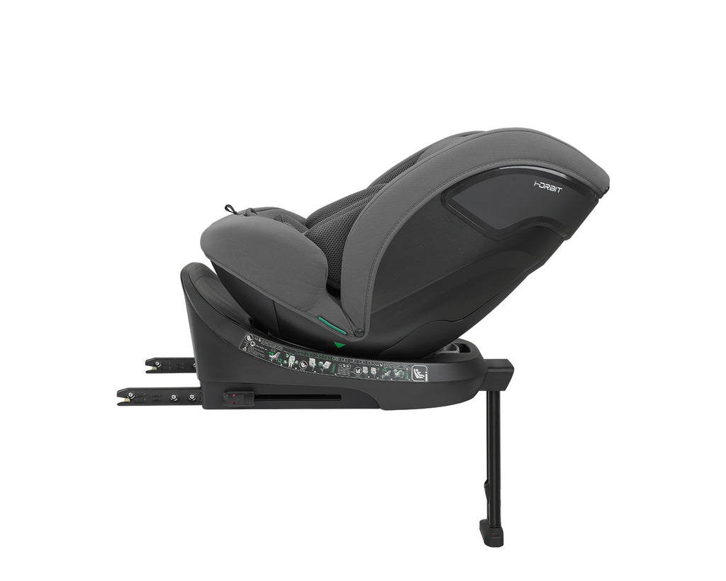 Стол за кола 40-150 см i-Orbit i-SIZE Dark Grey 2025 by Kikkaboo
