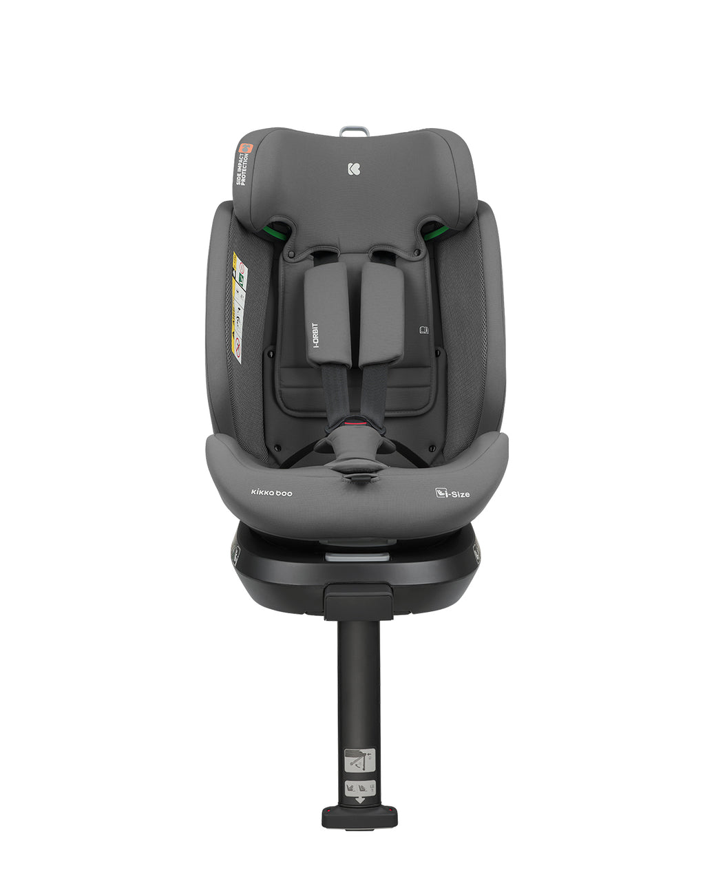 Стол за кола 40-150 см i-Orbit i-SIZE Dark Grey 2025 by Kikkaboo