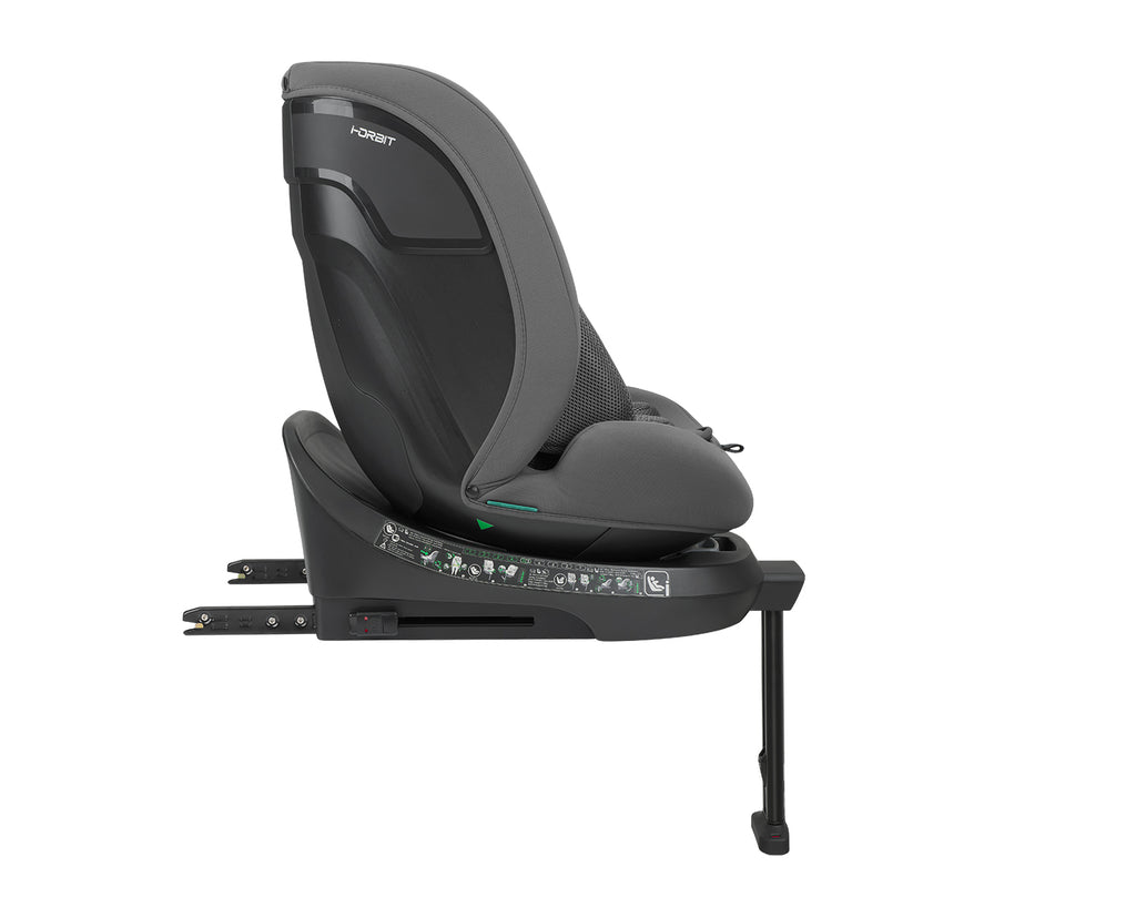 Стол за кола 40-150 см i-Orbit i-SIZE Dark Grey 2025 by Kikkaboo