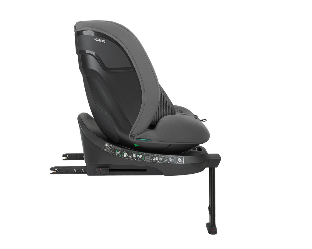 Стол за кола 40-150 см i-Orbit i-SIZE Dark Grey 2025 by Kikkaboo