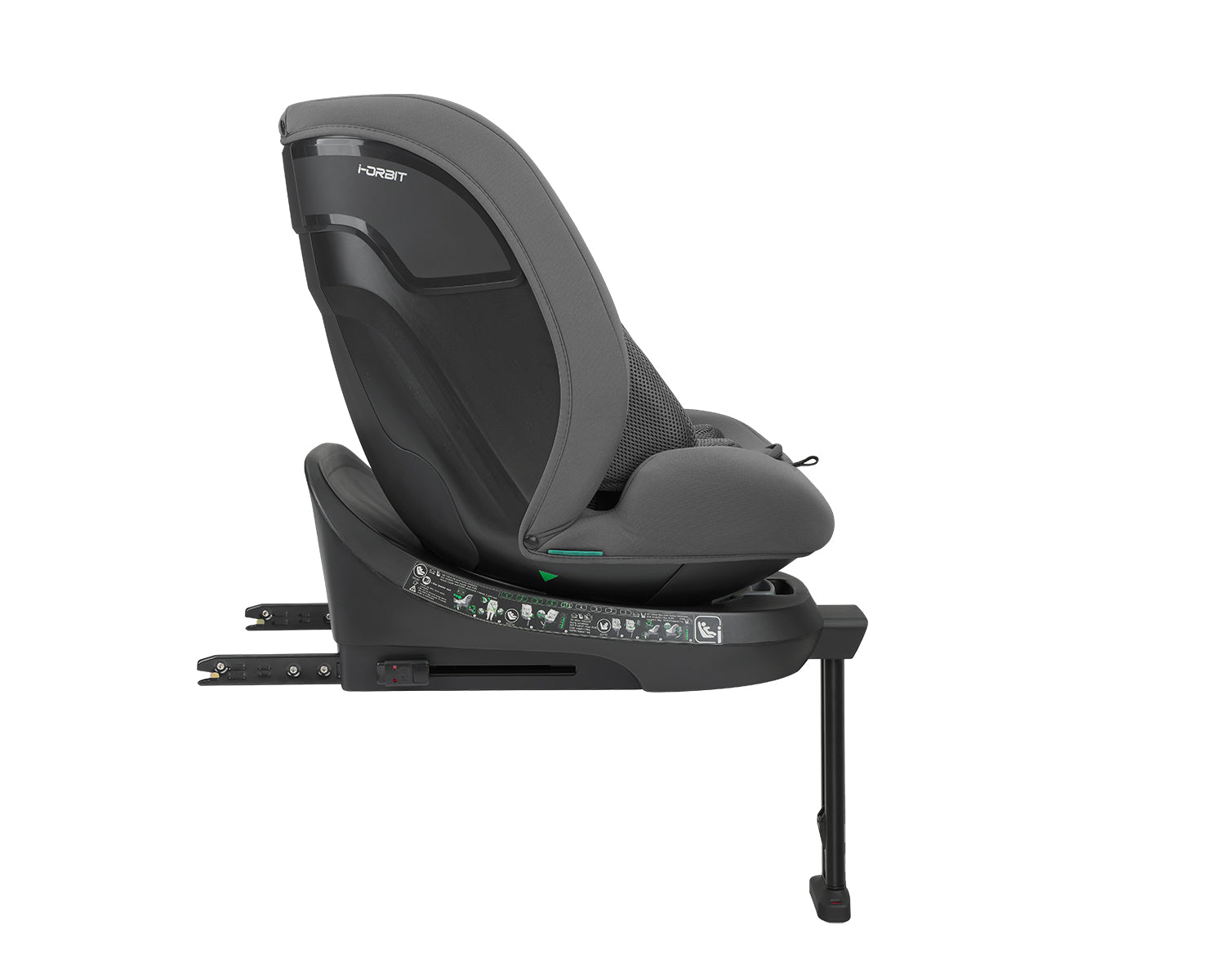 Стол за кола 40-150 см i-Orbit i-SIZE Dark Grey 2025 by Kikkaboo