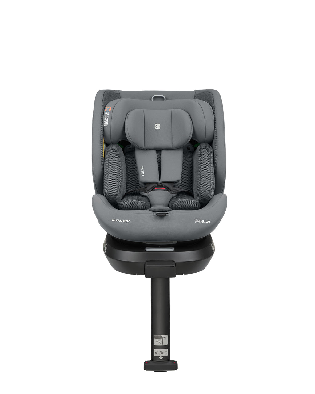 Стол за кола 40-150 см i-Orbit i-SIZE Light Grey 2025 by Kikkaboo