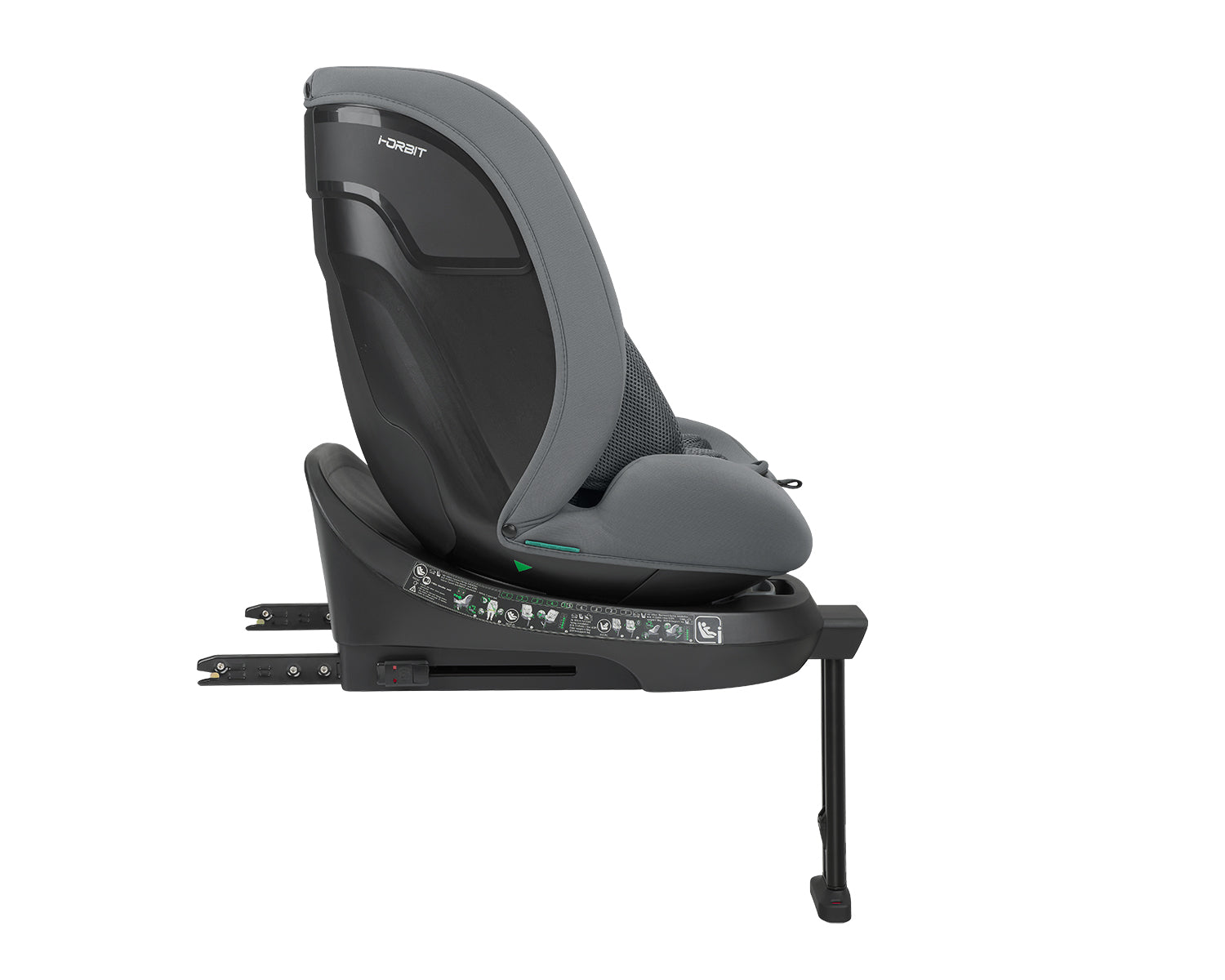 Стол за кола 40-150 см i-Orbit i-SIZE Light Grey 2025 by Kikkaboo