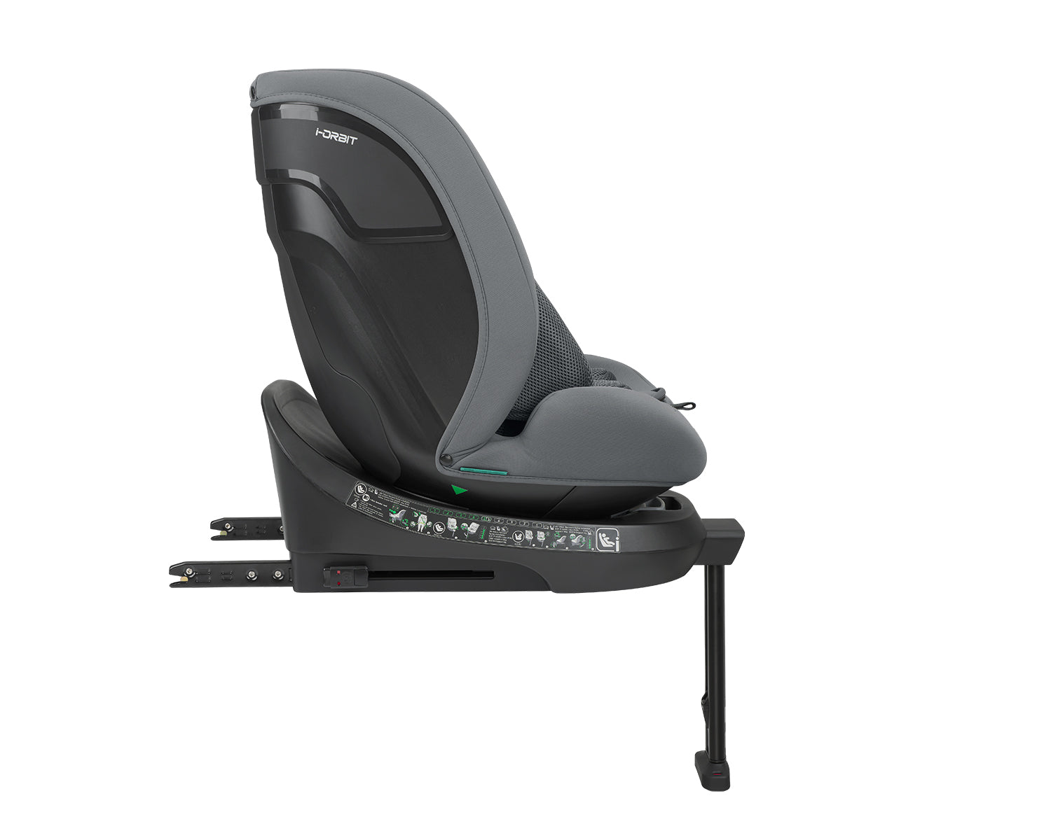Стол за кола 40-150 см i-Orbit i-SIZE Light Grey 2025 by Kikkaboo