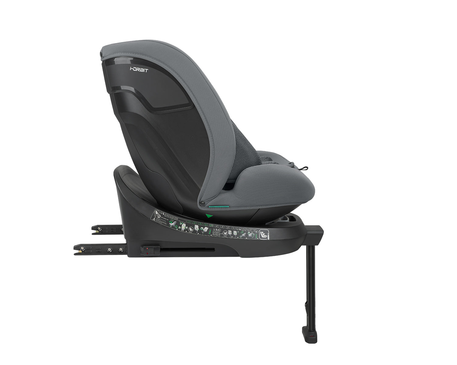 Стол за кола 40-150 см i-Orbit i-SIZE Light Grey 2025 by Kikkaboo