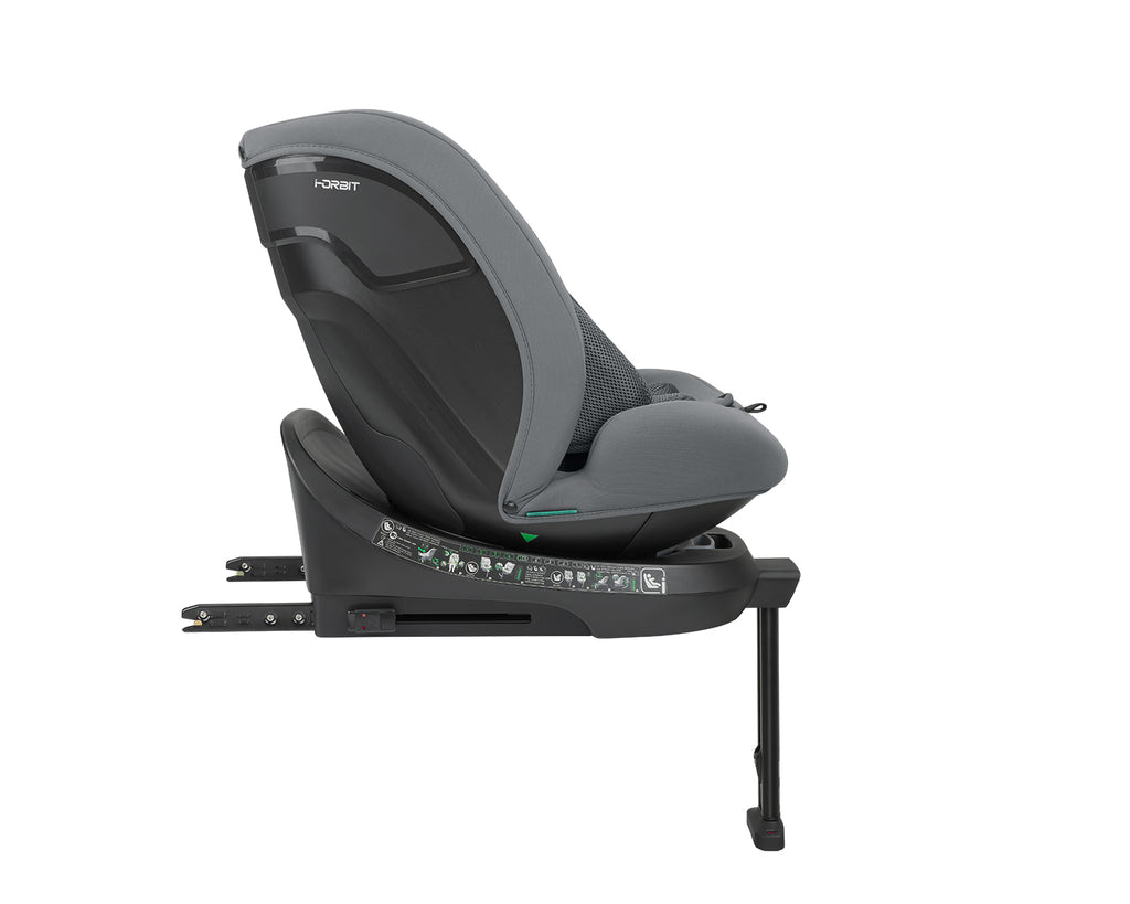 Стол за кола 40-150 см i-Orbit i-SIZE Light Grey 2025 by Kikkaboo