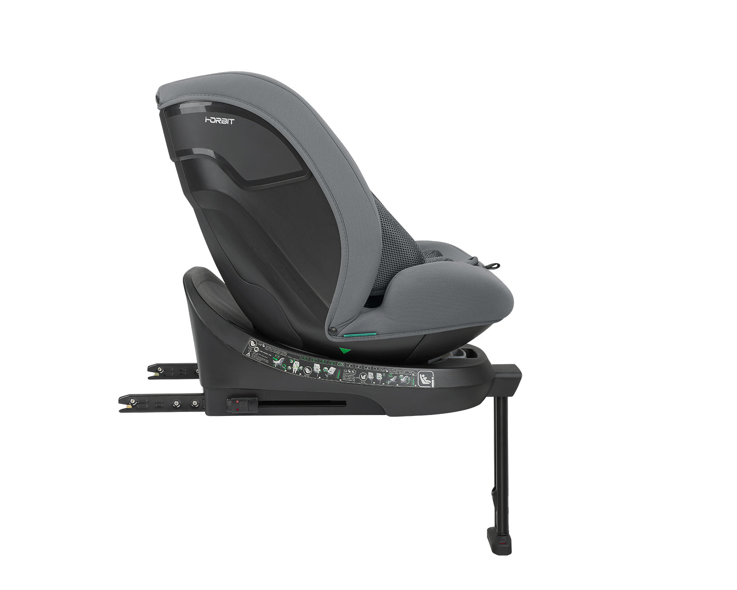 Стол за кола 40-150 см i-Orbit i-SIZE Light Grey 2025 by Kikkaboo