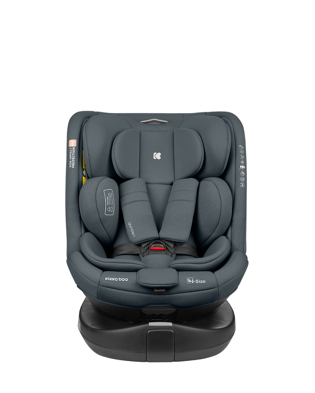 Стол за кола 40-150 см i-Round i-SIZE Dark Grey by Kikkaboo
