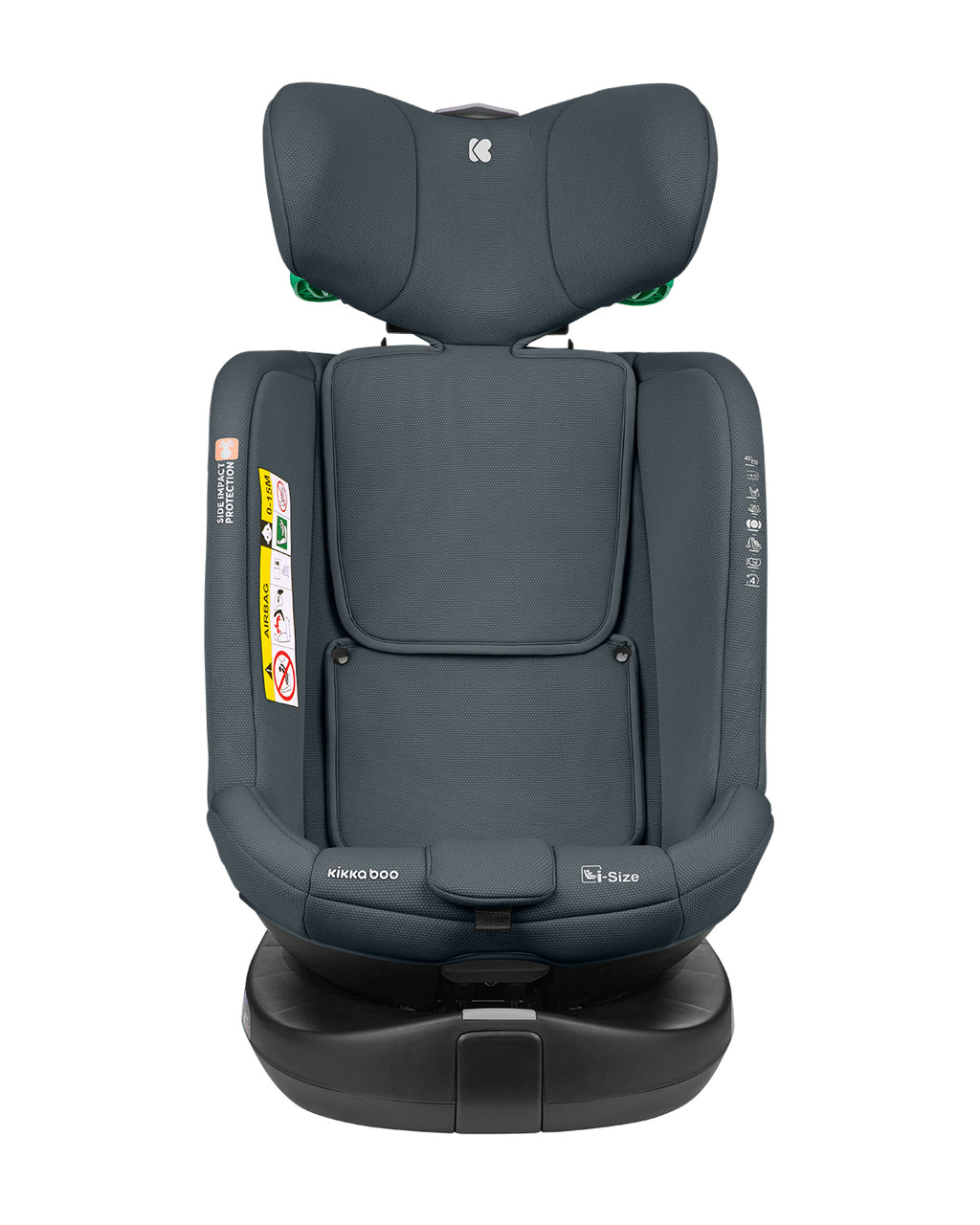 Стол за кола 40-150 см i-Round i-SIZE Dark Grey by Kikkaboo
