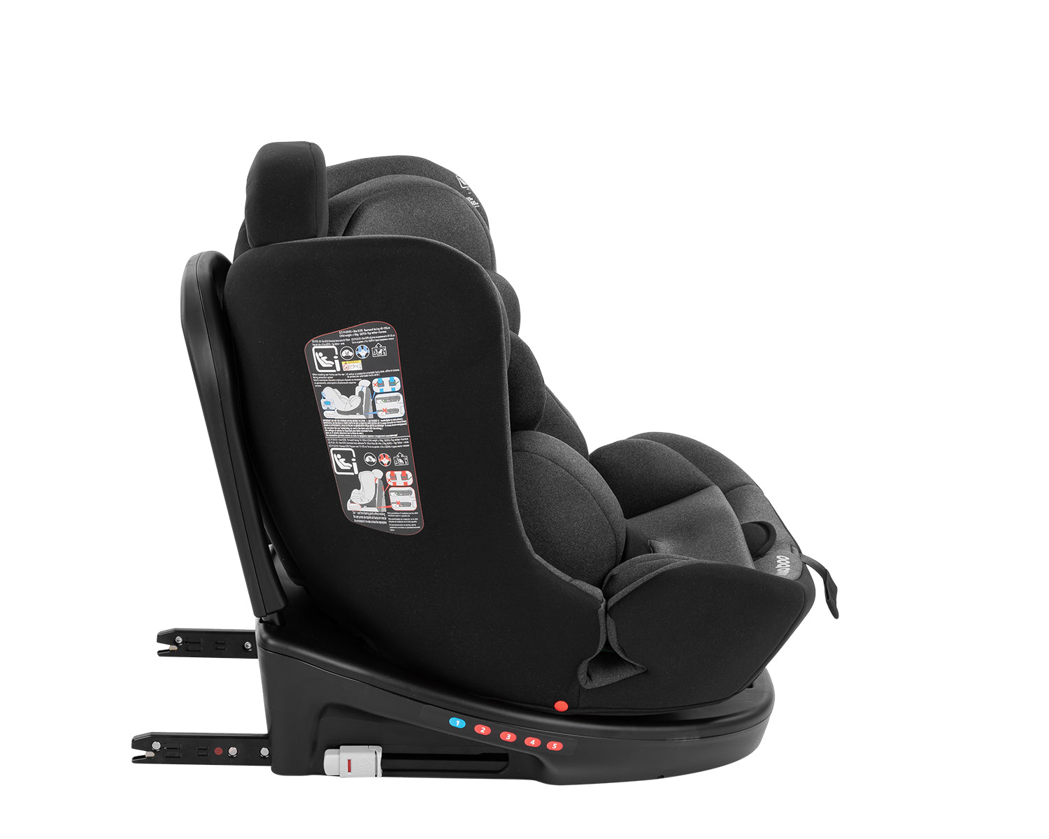 Стол за кола 40-150 см i-Safe i-SIZЕ Dark Grey by Kikkaboo