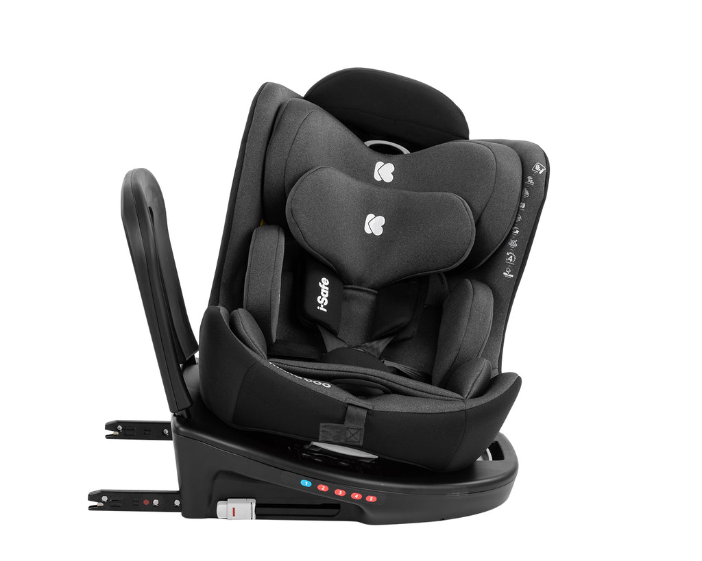 Стол за кола 40-150 см i-Safe i-SIZЕ Dark Grey by Kikkaboo