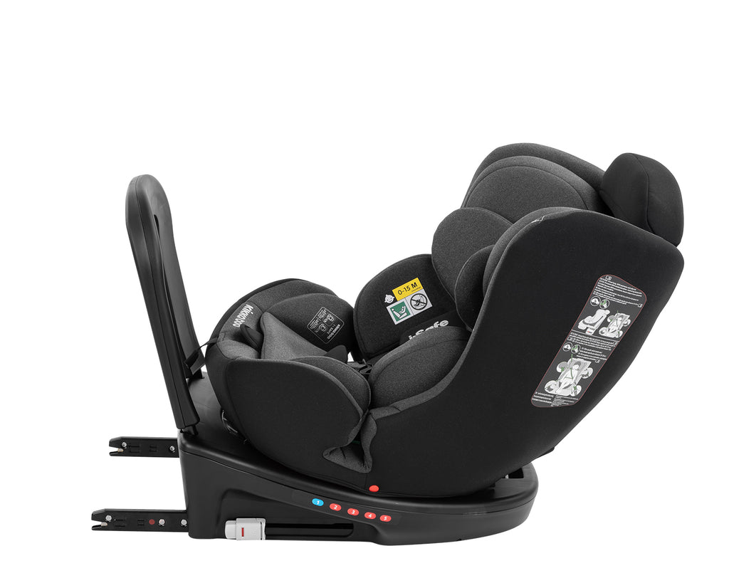 Стол за кола 40-150 см i-Safe i-SIZЕ Dark Grey by Kikkaboo