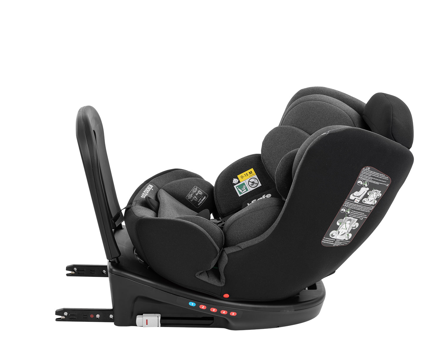 Стол за кола 40-150 см i-Safe i-SIZЕ Dark Grey by Kikkaboo