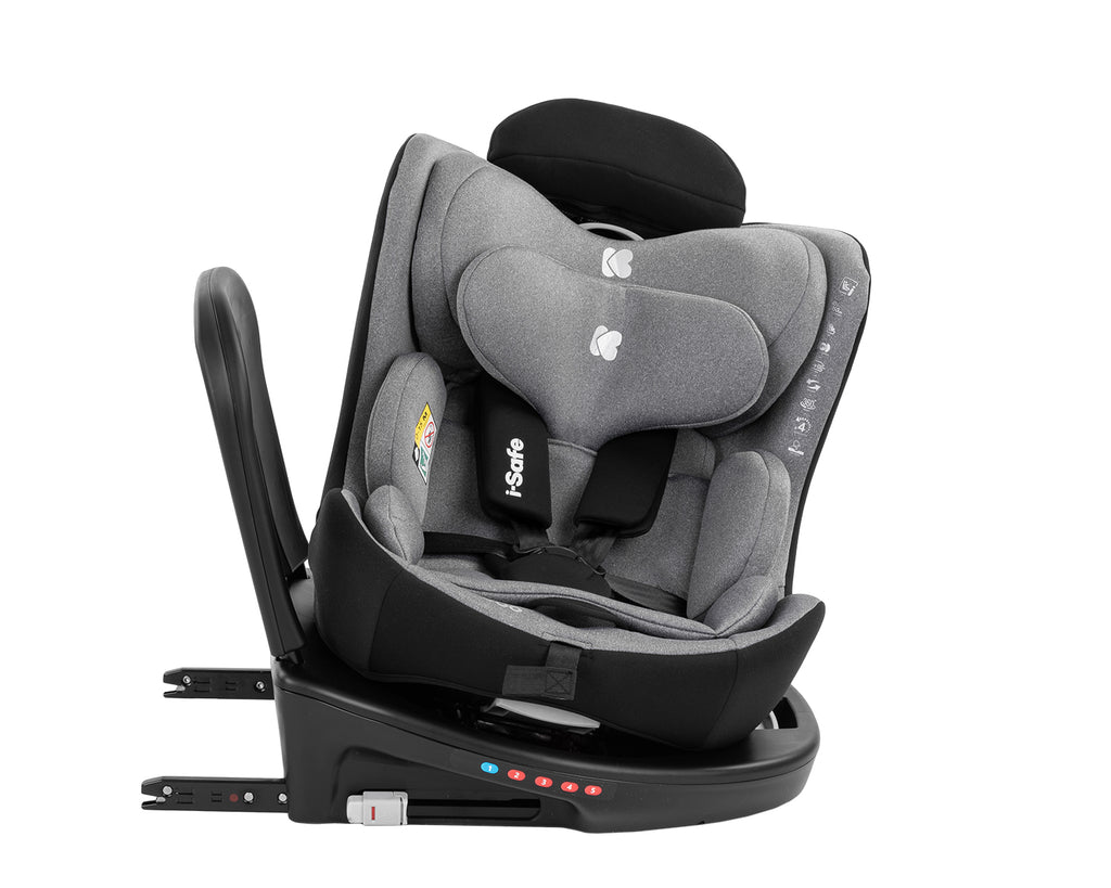 Стол за кола 40-150 см i-Safe i-SIZE Light Grey by Kikkaboo