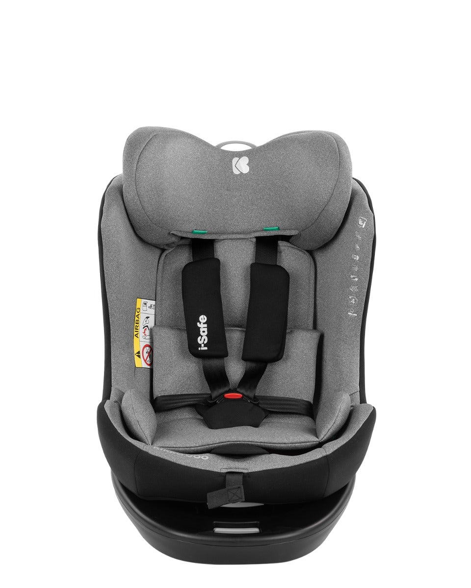Стол за кола 40-150 см i-Safe i-SIZE Light Grey by Kikkaboo