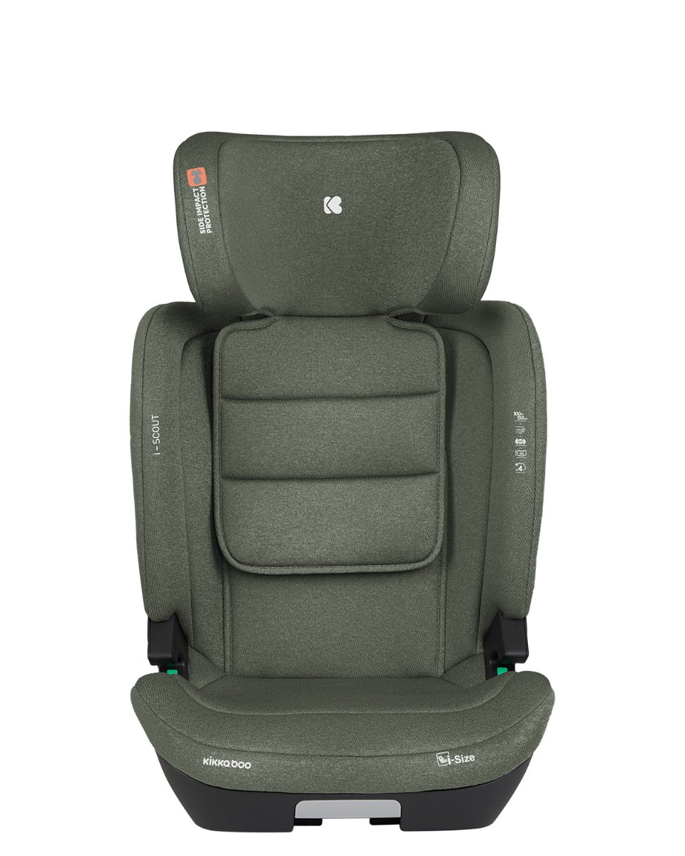Стол за кола 100-150 см i-Scout i-SIZE Army Green by Kikkaboo