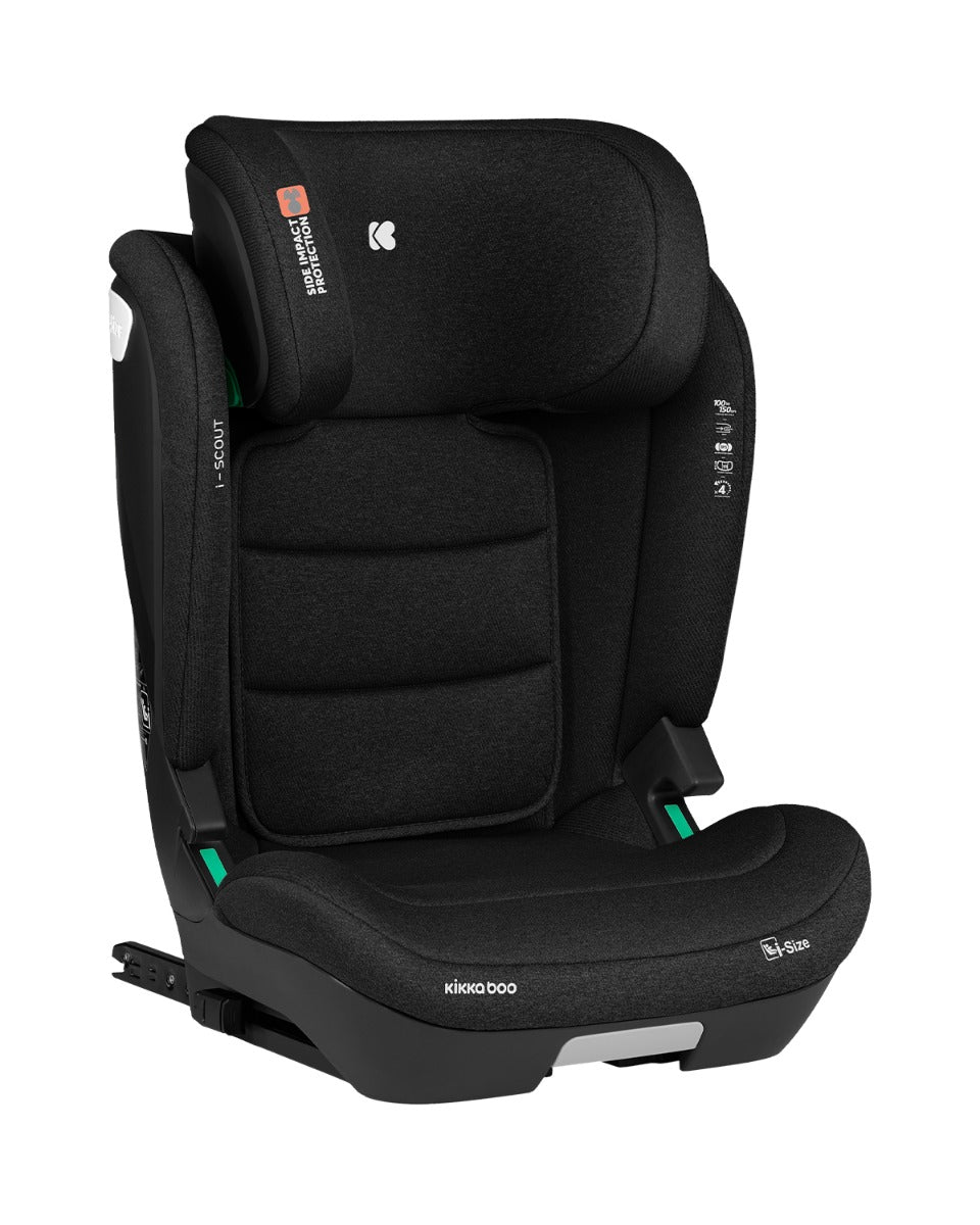 Стол за кола 100-150 см i-Scout i-SIZE Black by Kikkaboo