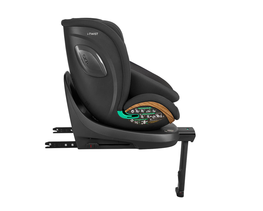 Стол за кола 40-150 см i-Twist i-SIZE Black 2026 by Kikkaboo