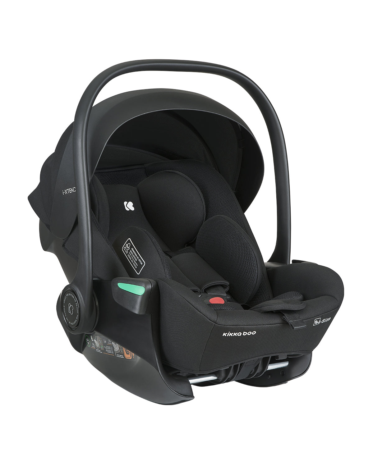 Стол за кола 40-87 см i-Xtend i-SIZE Black by Kikkaboo