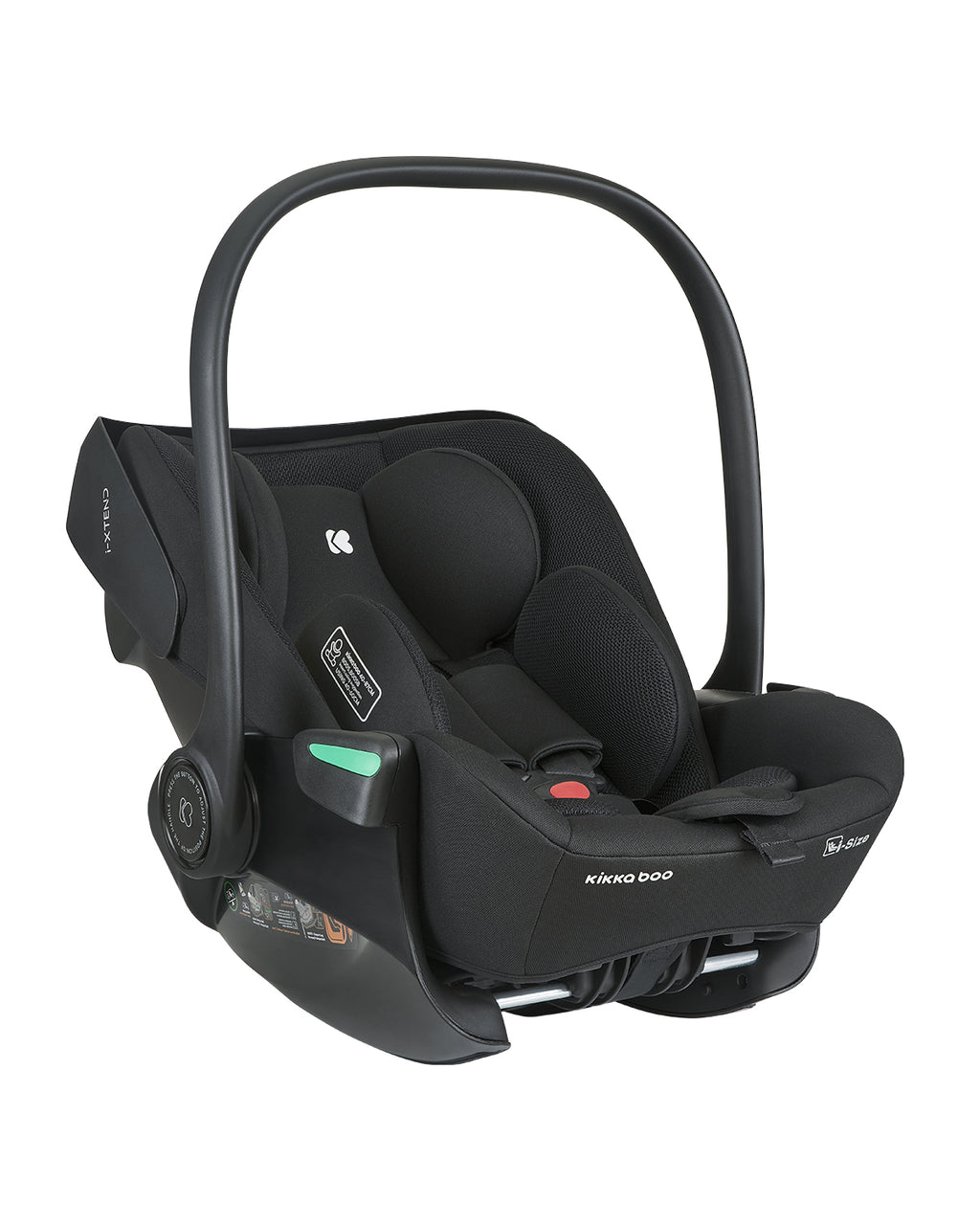 Стол за кола 40-87 см i-Xtend i-SIZE Black by Kikkaboo