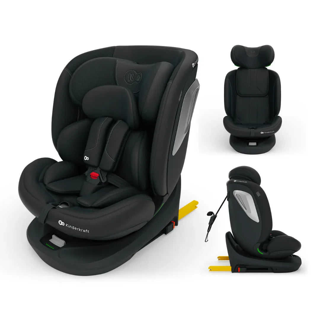 Kinderkraft I-Grow 2 PLUS столче за кола 40-150 cm BLACK by KinderKraft