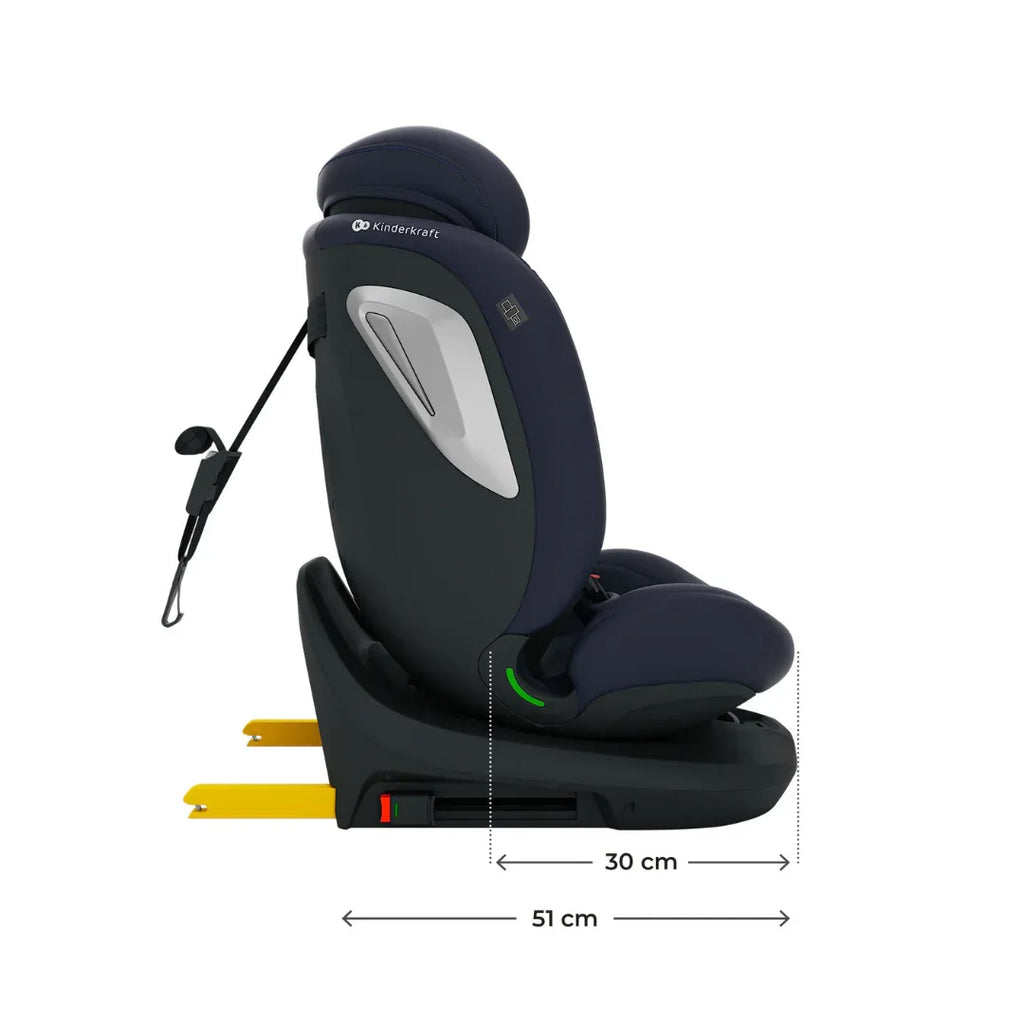 Kinderkraft I-Grow 2 PLUS столче за кола 40-150 cm NAVY by KinderKraft