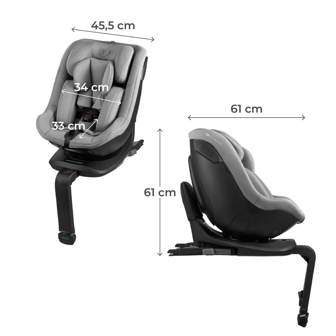Kinderkraft I-Guard Airflow столче за кола 40-105 cm GREY by KinderKraft