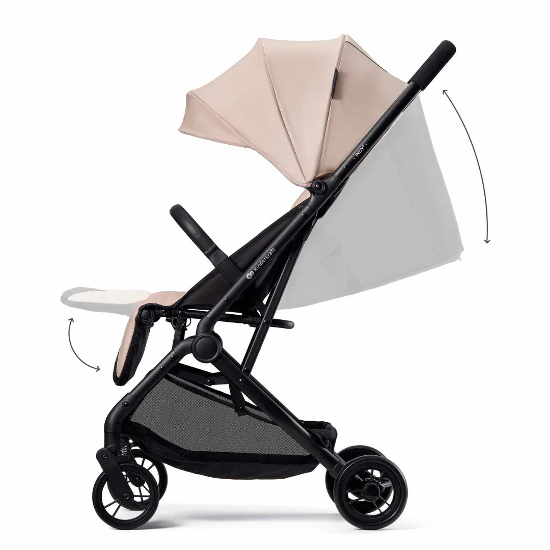 Kinderkraft INDY 3 бебешка количка MISTY BEIGE by KinderKraft