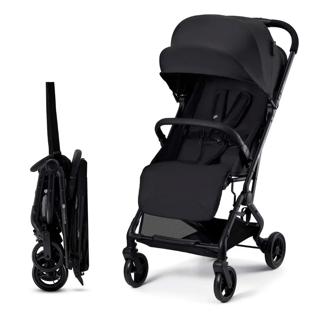 Kinderkraft INDY 3 бебешка количка COAL BLACK by KinderKraft