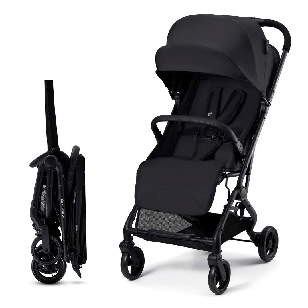 Kinderkraft INDY 3 бебешка количка COAL BLACK by KinderKraft