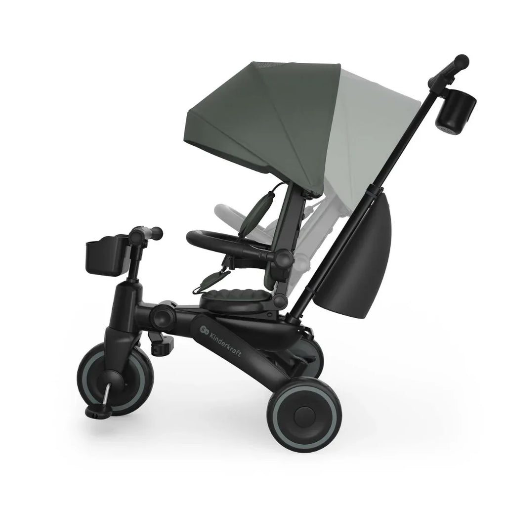 KinderKraft JAZZ 3 сгъваема триколка ЗЕЛЕНА by KinderKraft