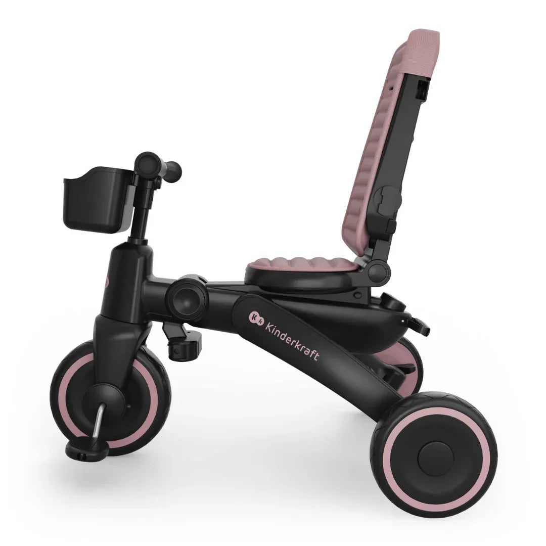 KinderKraft JAZZ 3 сгъваема триколка РОЗОВА by KinderKraft
