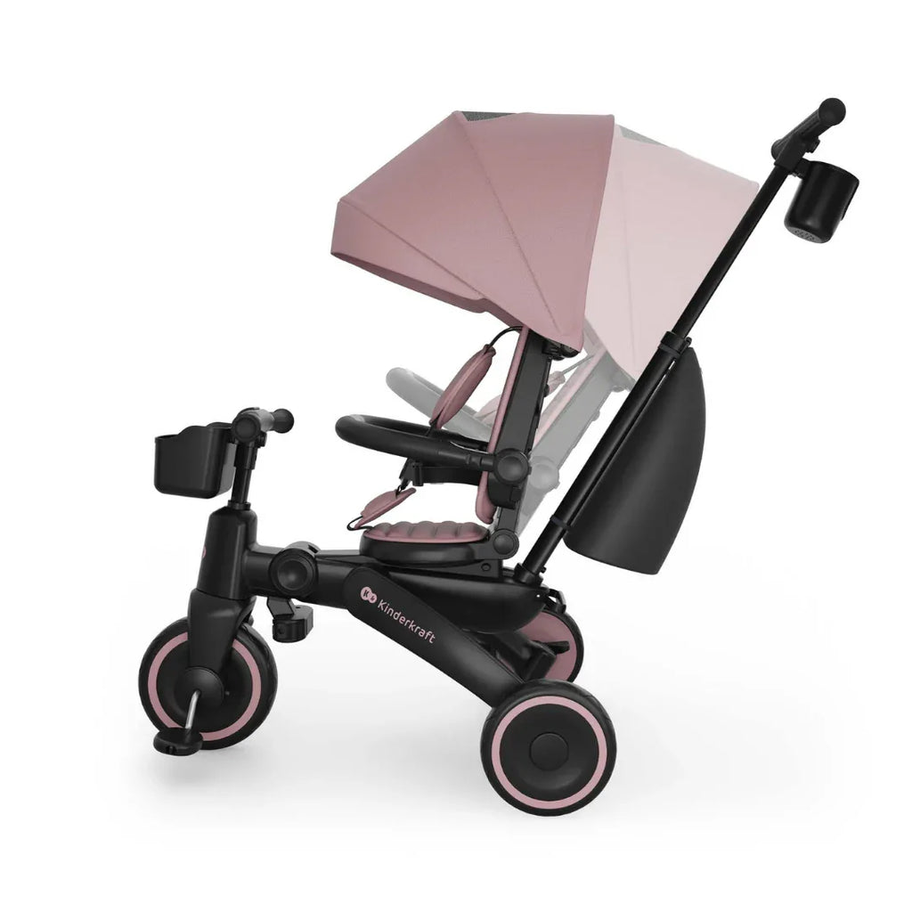 KinderKraft JAZZ 3 сгъваема триколка РОЗОВА by KinderKraft